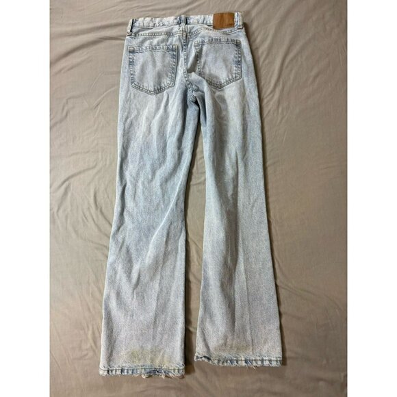 Aeropostale Boyfriend Flare Jeans Women's Size 0 Light Wash Denim - Picture 2 of 12